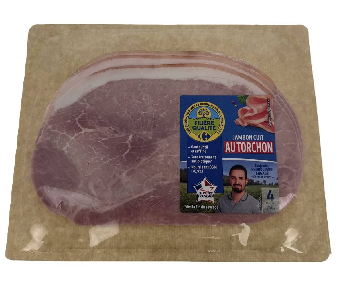 Carrefour - Jambon cuit avec couenne (4)