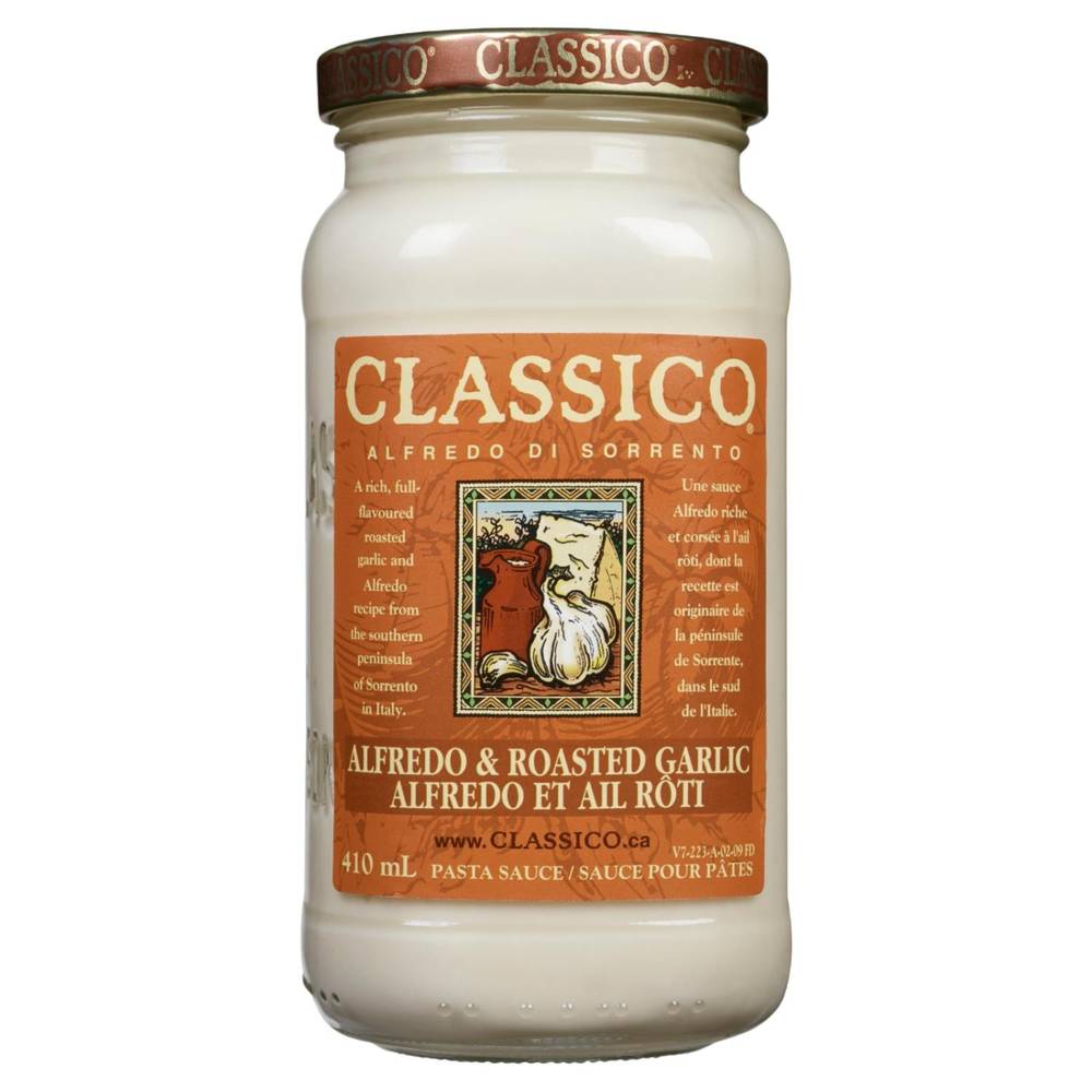 Classico Alfredo & Roasted Garlic Pasta Sauce (410 ml)