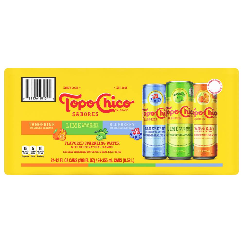 Topo Chico Sabores (24 ct, 12 fl oz) (assorted)