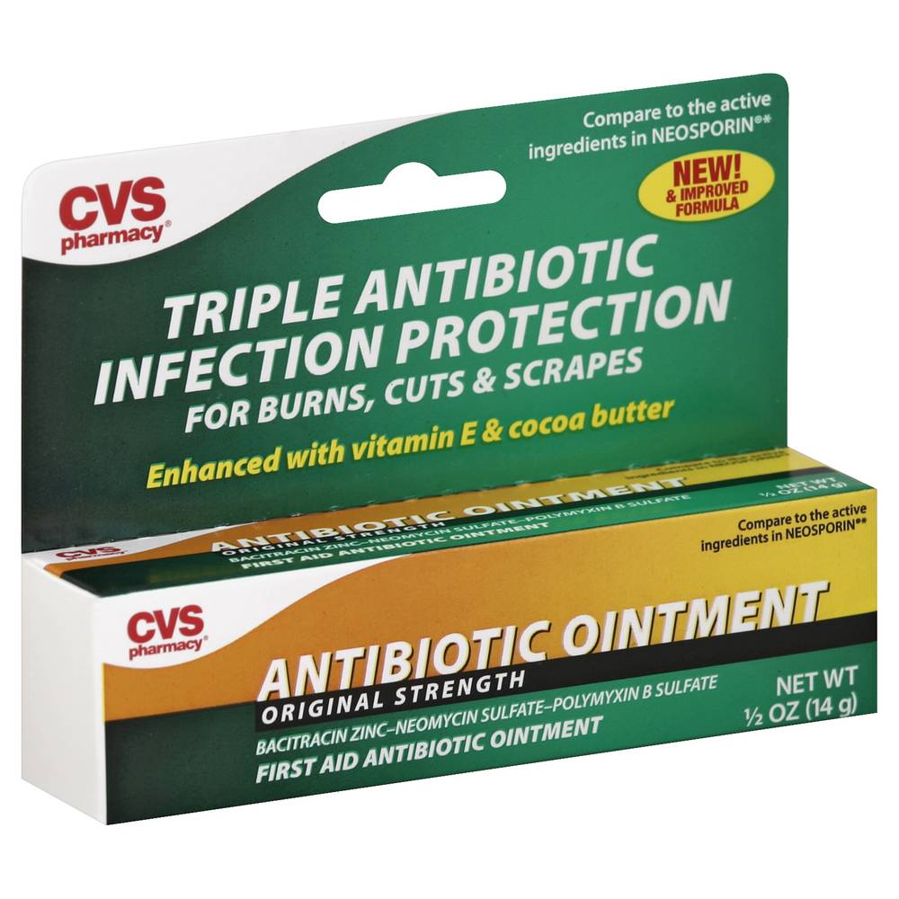 CVS Pharmacy Pharmacy Triple Antibiotic Infection Protection Ointment (0.5 oz)