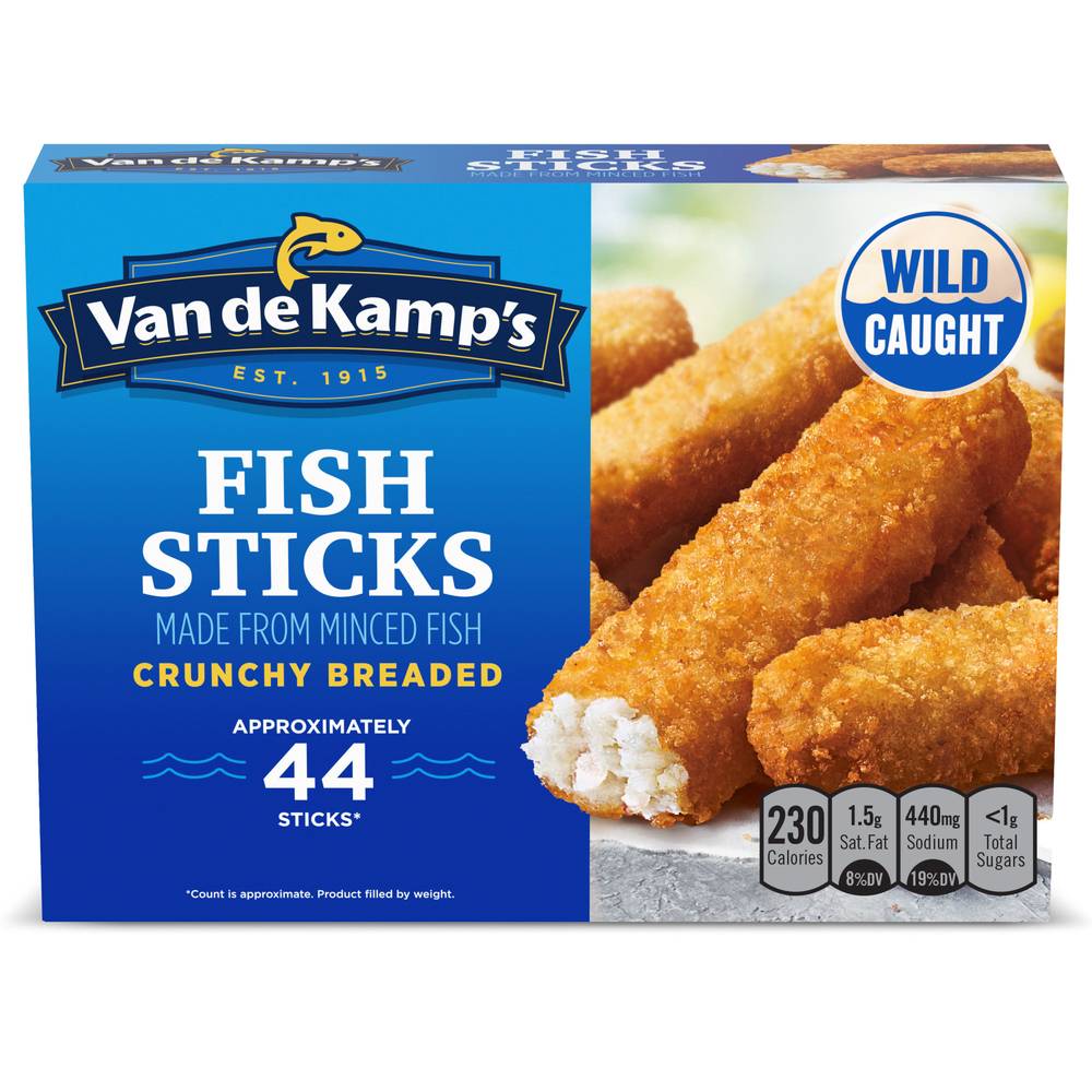 Van De Kamp's Crunchy Breaded Fish Sticks