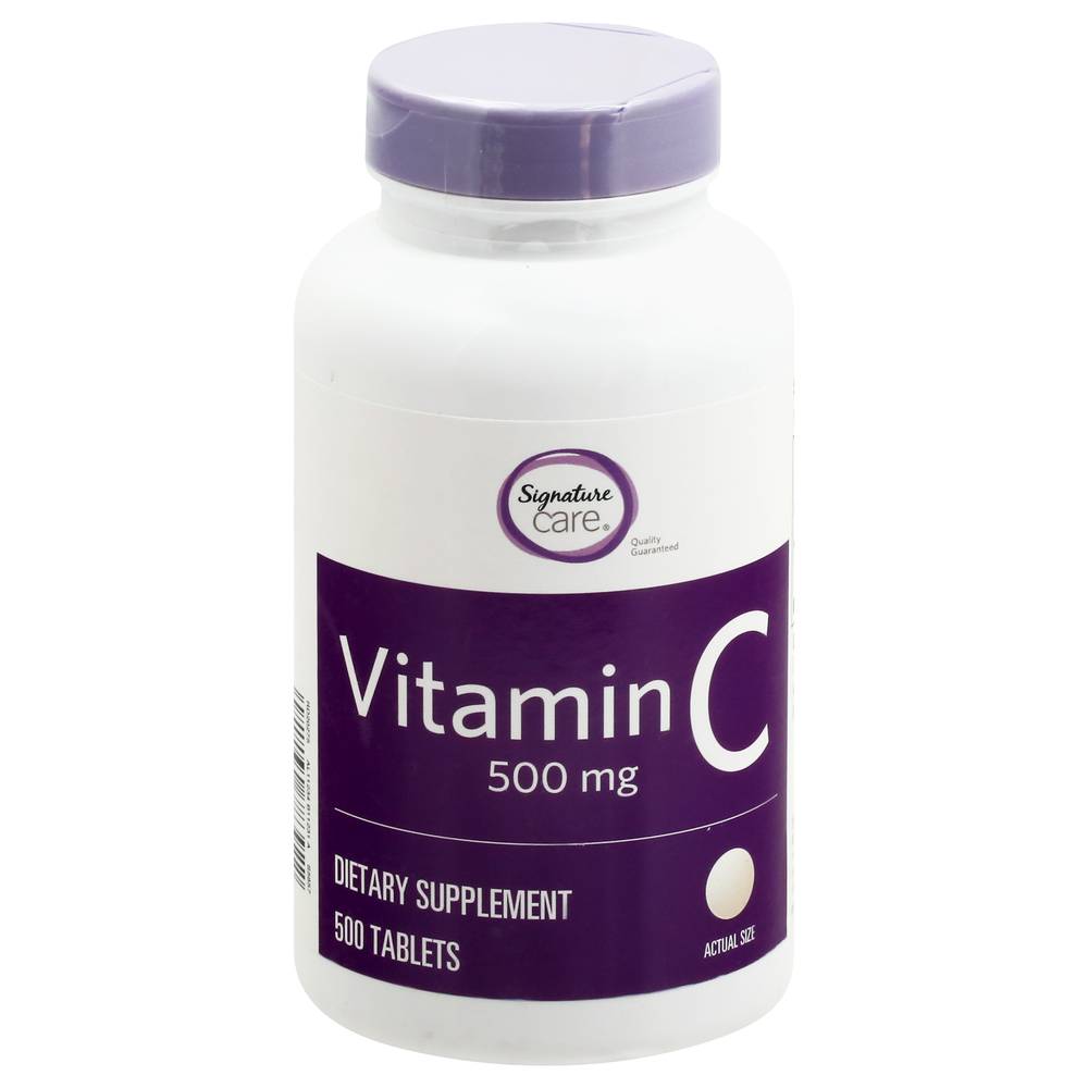 Signature Care Vitamin C 500 mg Tablets (14 oz)