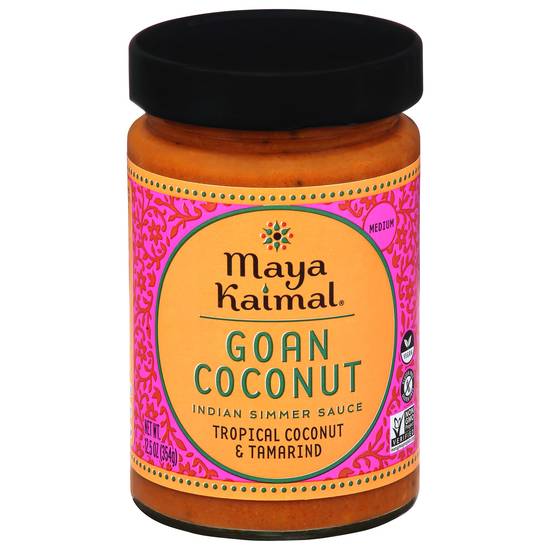 Maya Kaimal Medium Goan Coconut Simmer Sauce (12 oz)
