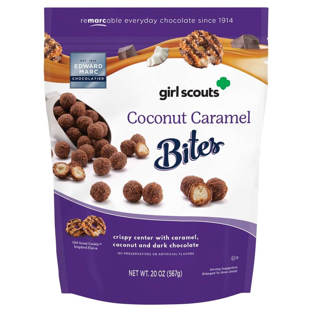 Girl Scouts Coconut Caramel Bites