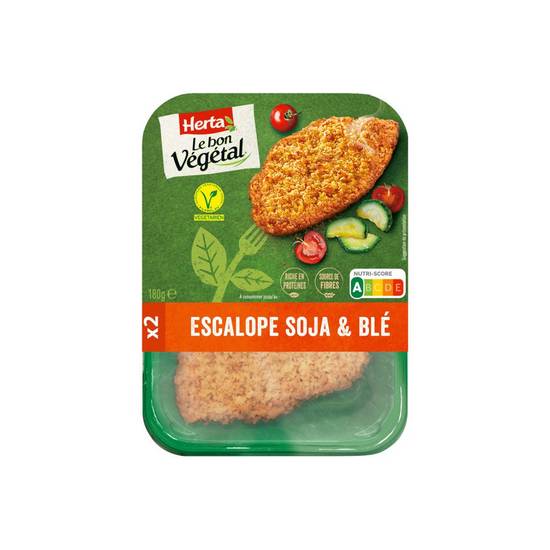 Escalope soja et blé Le bon vegetal 180g