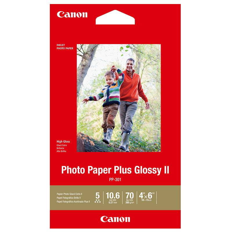 Canon Glossy Photo Paper Plus Ii, 4 x 6 in (20 ct)