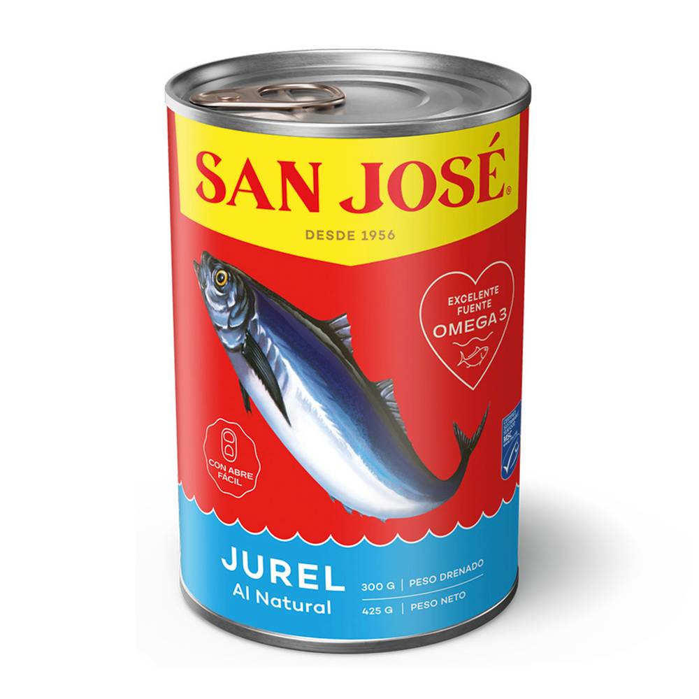 San José · Jurel al natural (425 g)