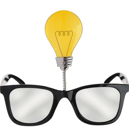 Idea Light Bulb Glasses