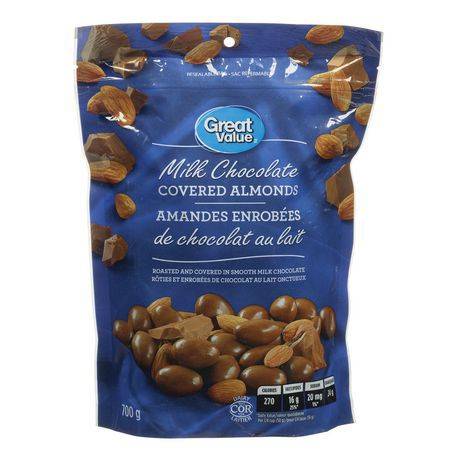 Great Value Milk Chocolate Covered Almonds (700 g)