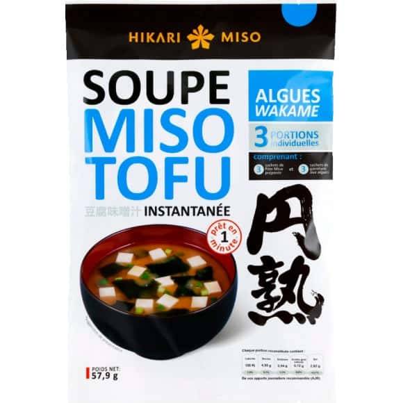 Hikari Miso - Soupe au tofu et algues wakame (57,9g)