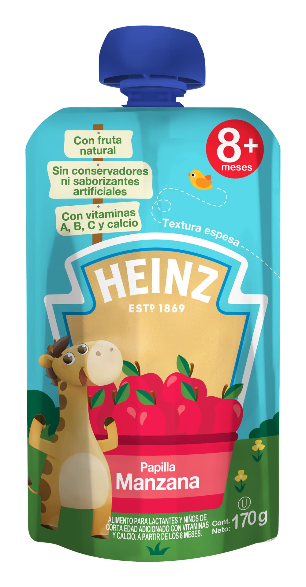 Heinz · Papilla, manzana, 8 + Meses (170 g)