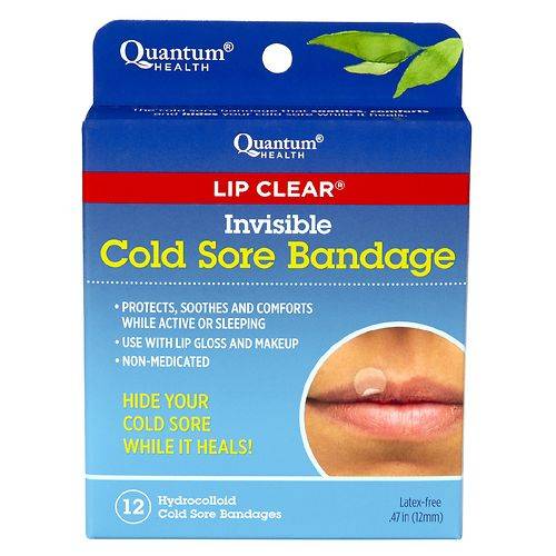 Quantum Health Invisible Cold Sore Bandages - 12.0 ea
