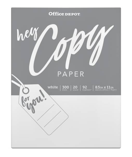Office Depot Brand School Multi-Use Print & Copy Paper, Letters(ct 300)