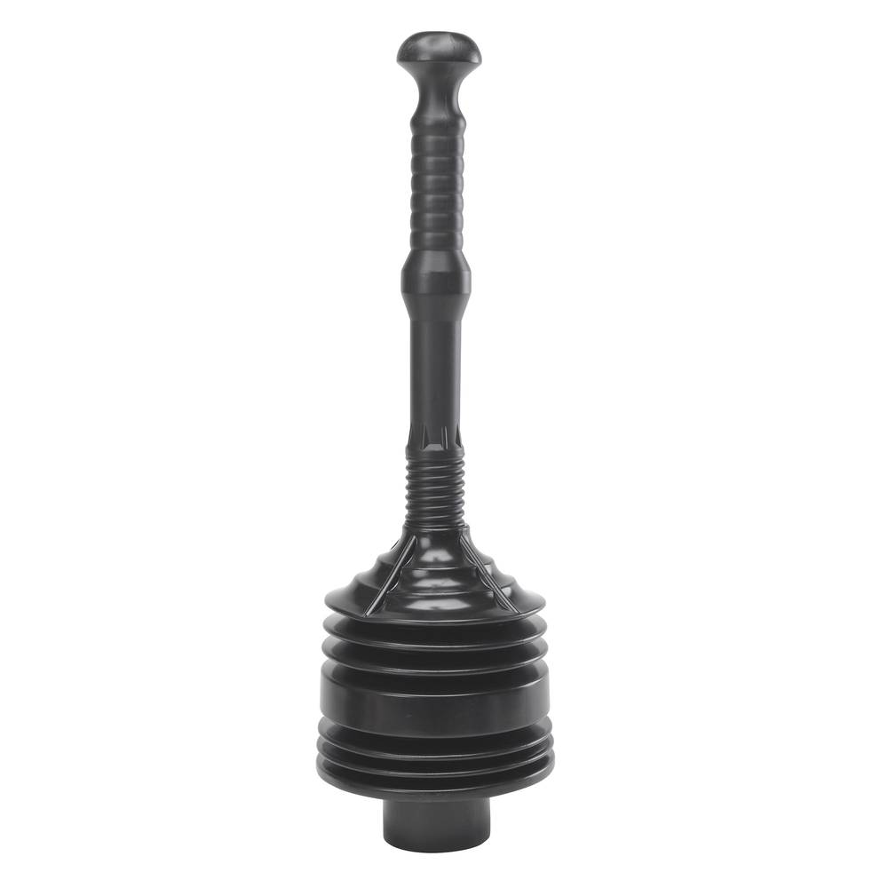 Project Source 6-in Black Plastic Plunger with 11.75-in Handle | 7505650L