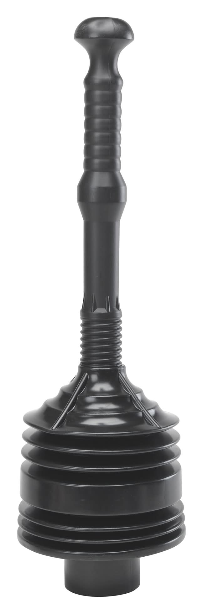 Project Source 4-in Black Plastic Plunger 11.75-in Handle