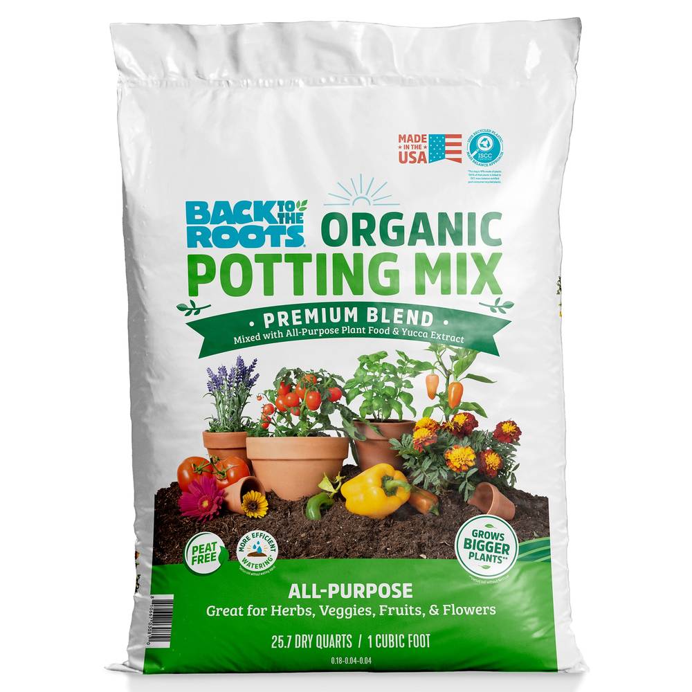 Back to the Roots All-purpose Organic Potting Soil Mix | 47022