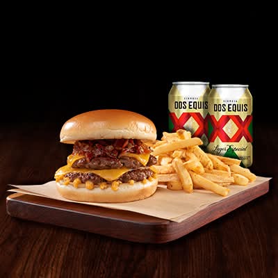 Combo Street Bacon Burger + 2 Cervezas