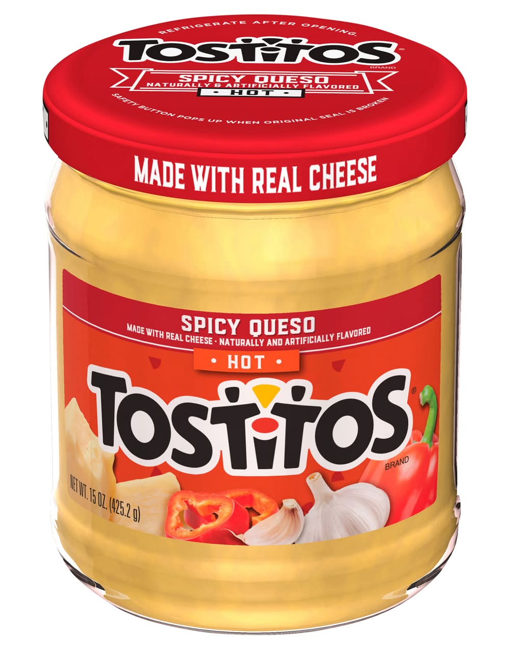 Tostitos Hot Cheese Dip, Spicy Queso (15 oz)