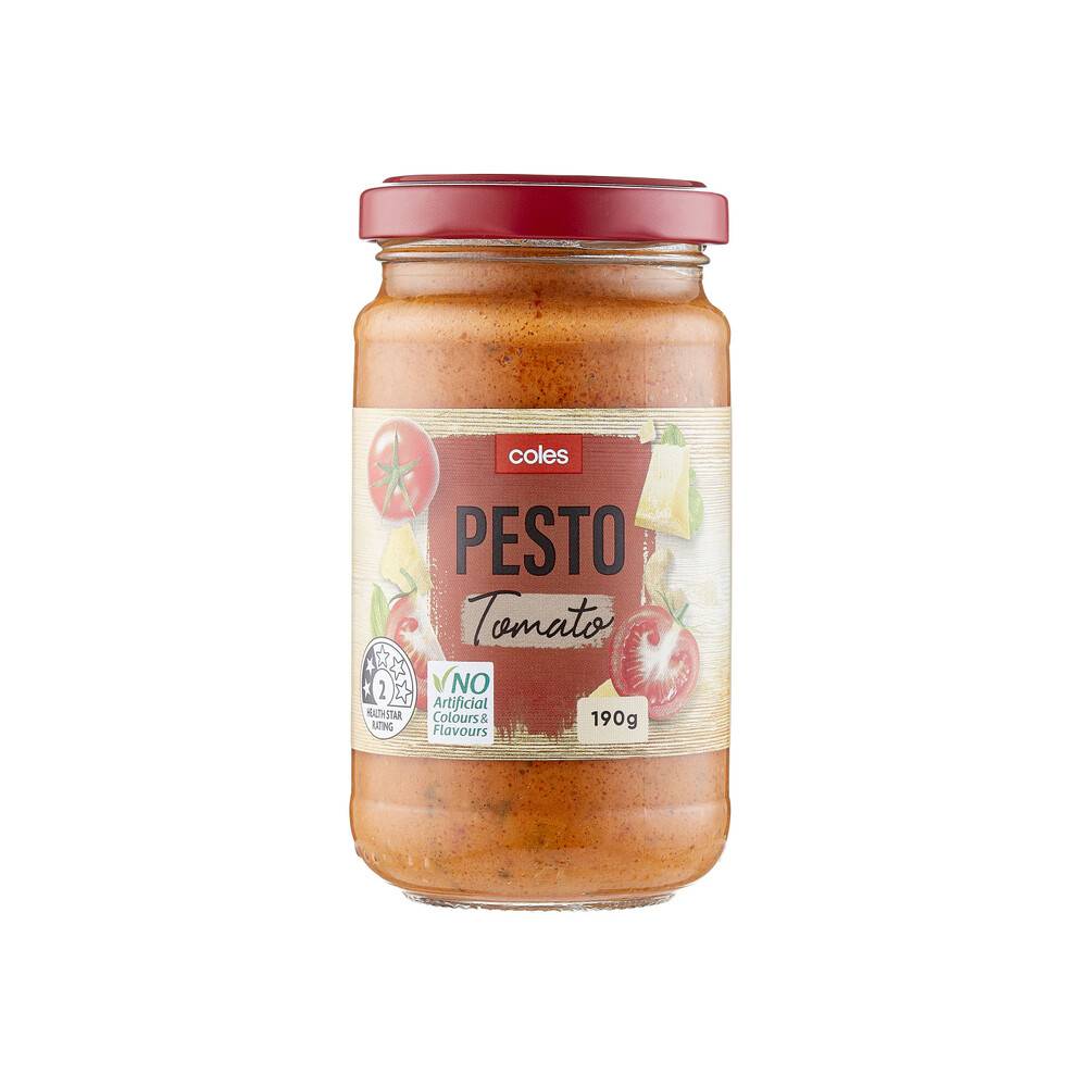 Coles Pesto Sundried Tomato 190g