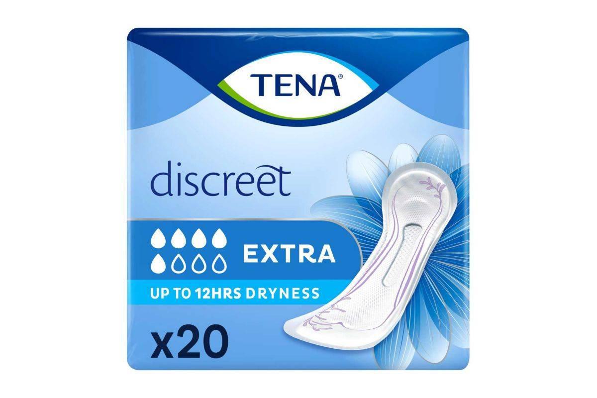 TENA Discreet Extra Incontinence Pads for Bladder Weakness 20pk