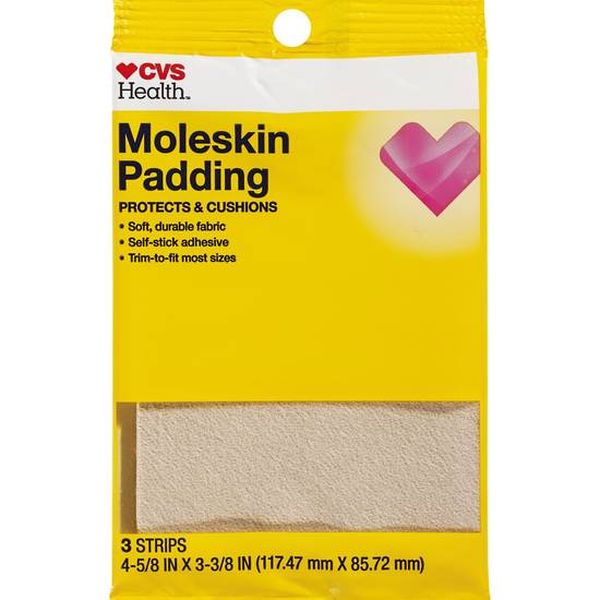 CVS Health Moleskin Padding, Regular