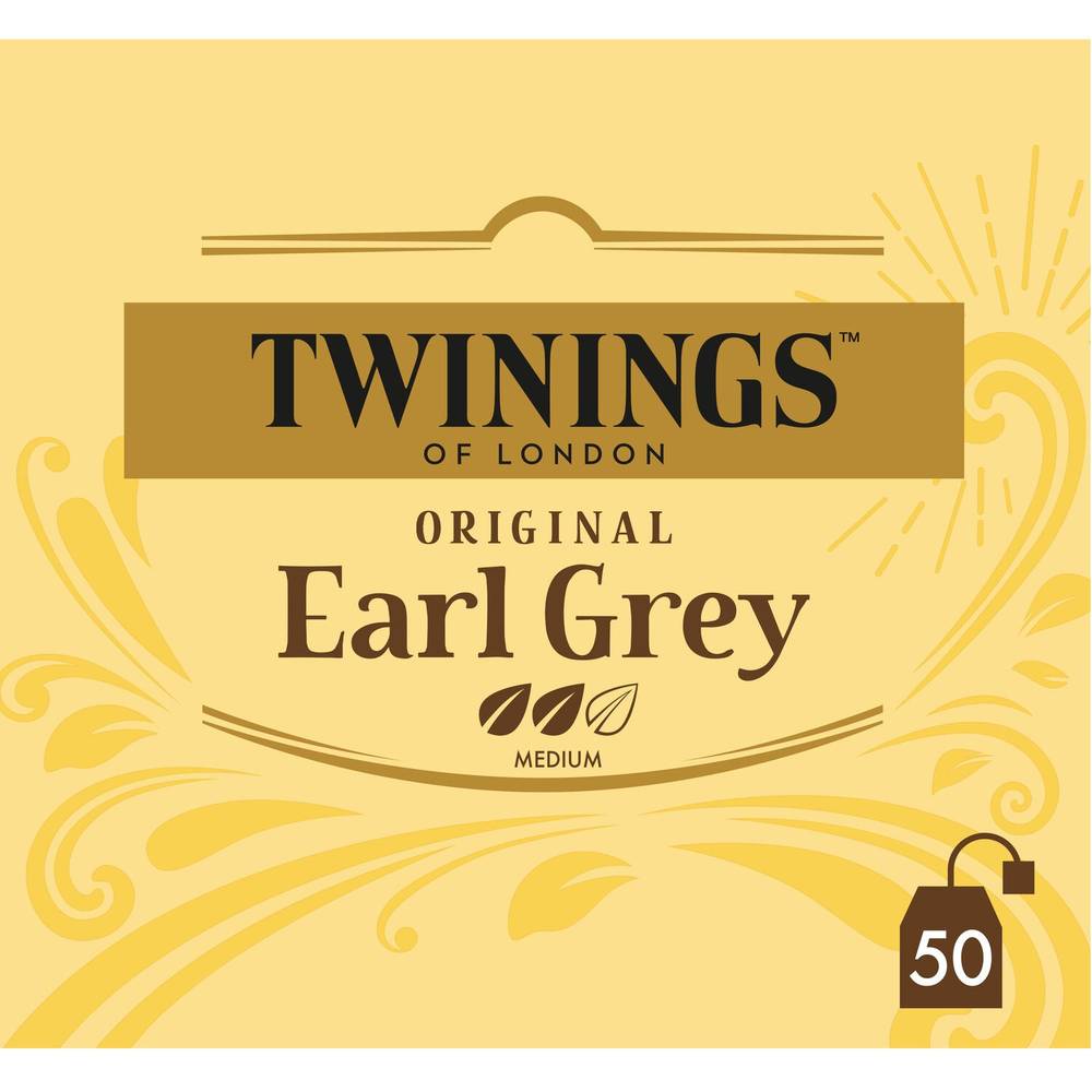 Twinnings - Thé earl grey (50 pièces, 100 g)