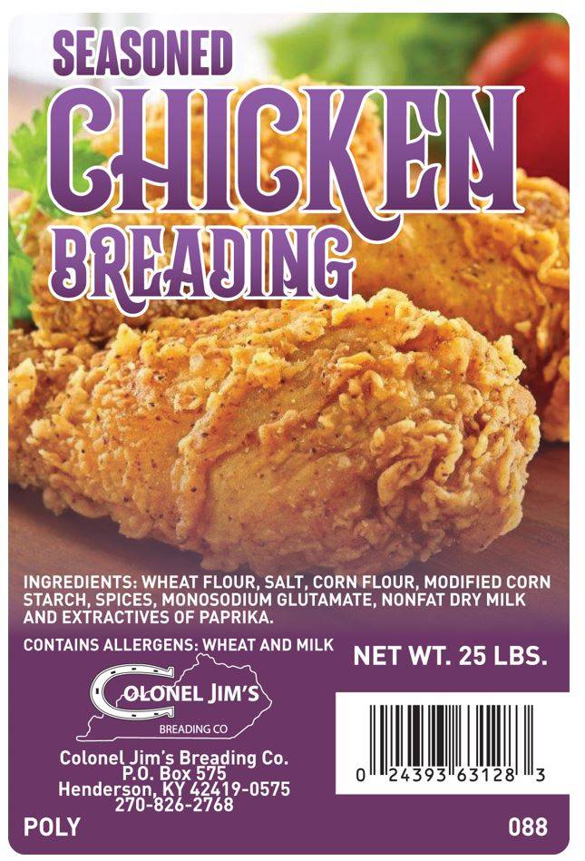 Colonel Jim's - Seasoned Chicken Breading - 25 lbs (1 Unit per Case)