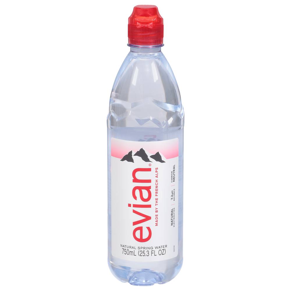 Evian Natural Spring Water (750 ml)