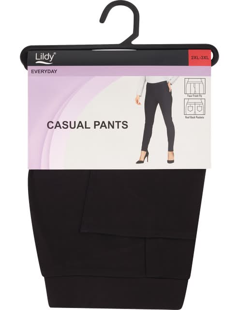 Solid Casual Pants