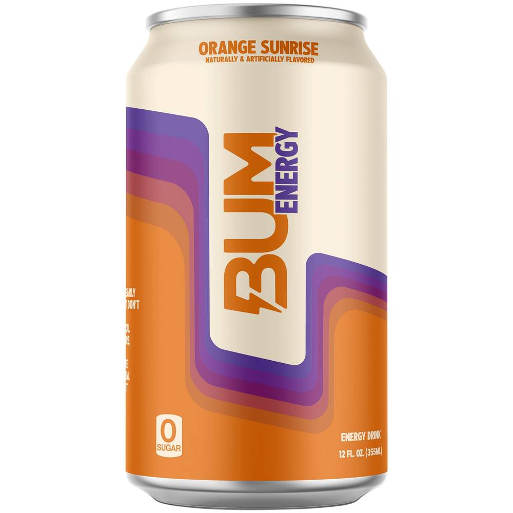 Bum Energy Energy Drink (12 fl oz) ( orange sunrise)