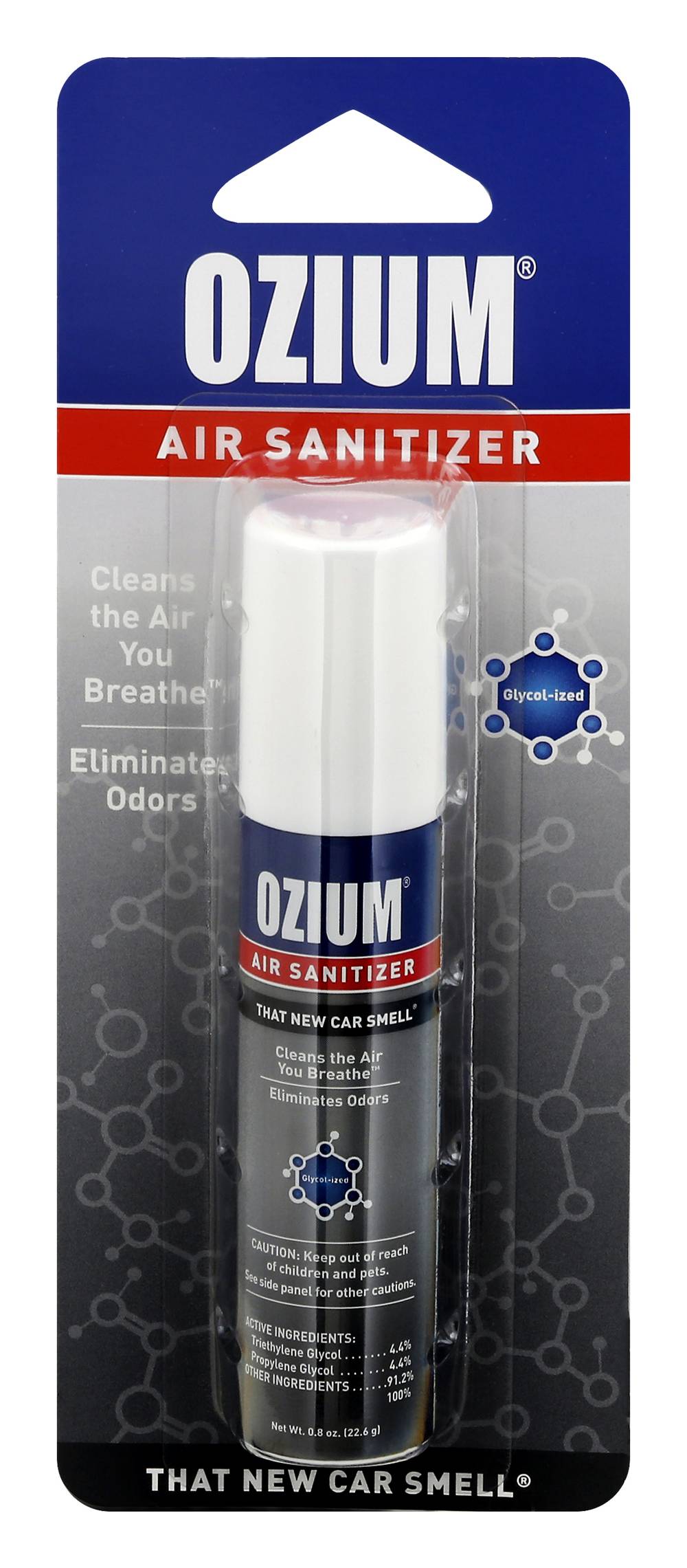 Ozium Air Sanitizer New Car Scent (1.1 oz)