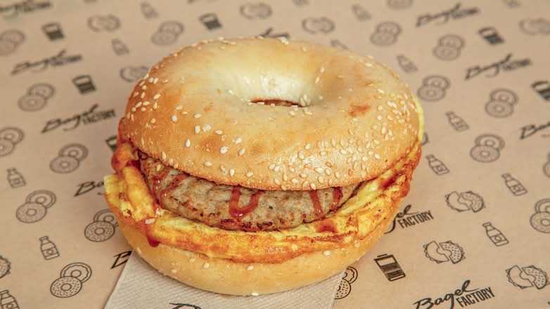 Sausage and Egg Bagel
