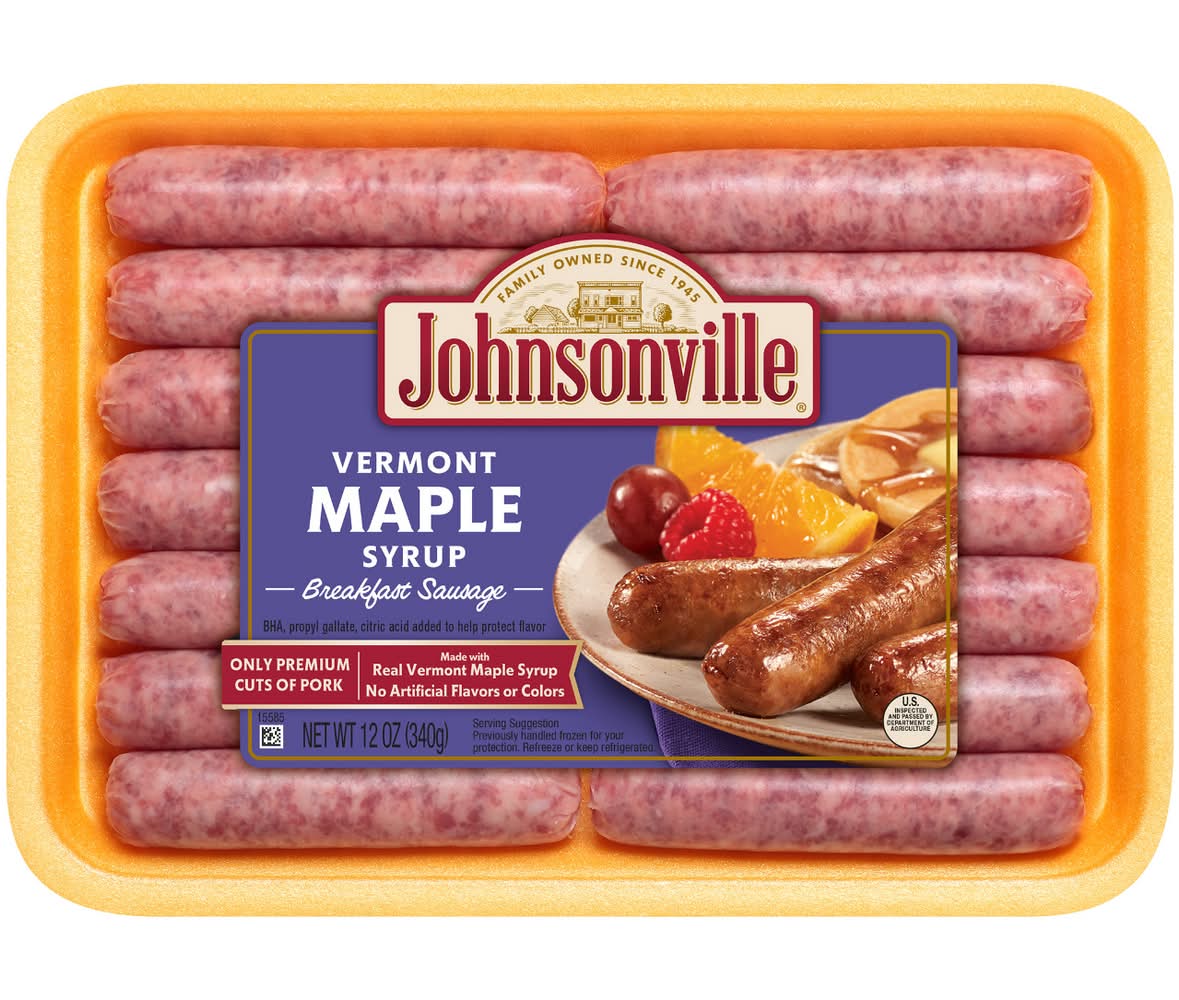 Johnsonville Breakfast Sausage, Vermont Maple (12 oz, 14 ct)