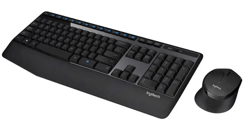 Logitech Mk345 Bluetooth Keyboard, Black