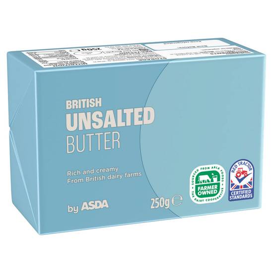 ASDA Unsalted British Butter 250g