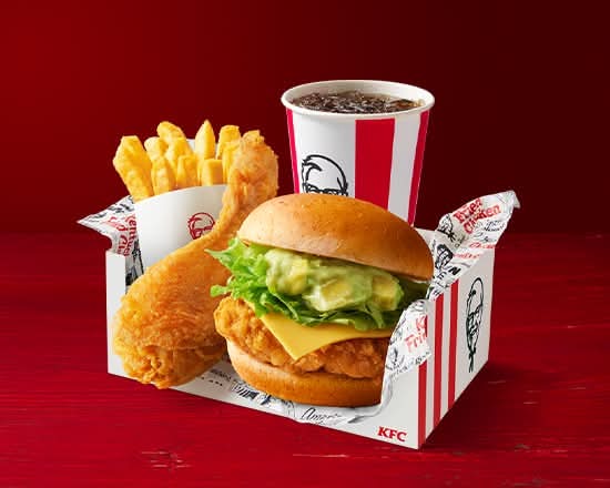 スパイシーアボカドフィレバーガーよくばりセットSpicy Avocado & Fillet Abundant Combo