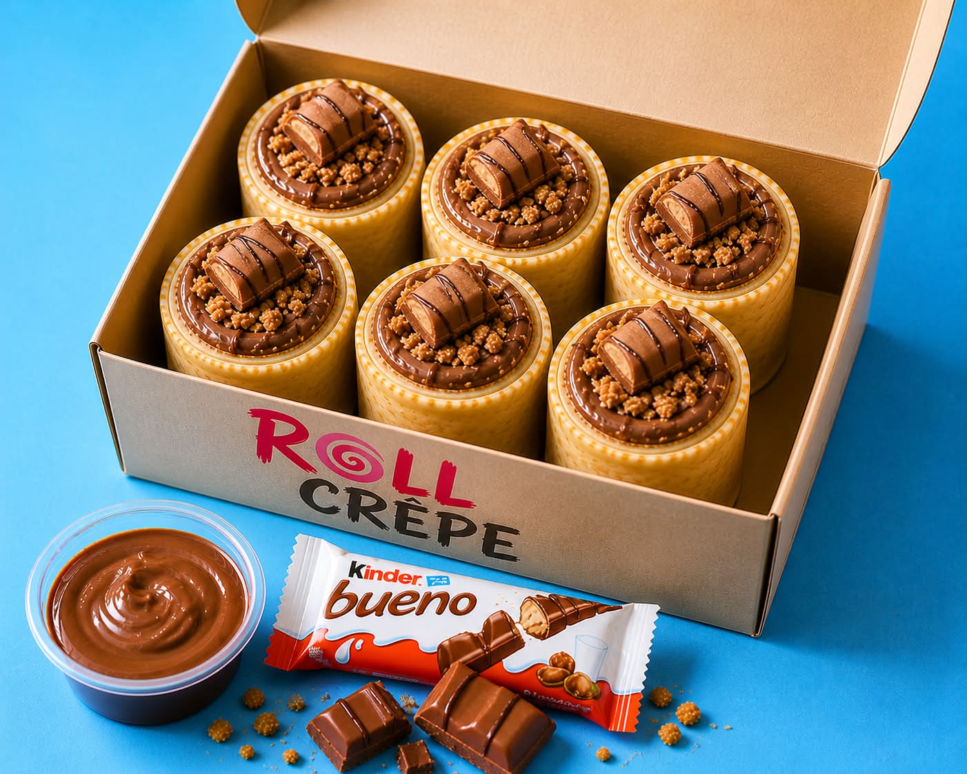 🔥 Kinder Bueno Roll (6 pièces)