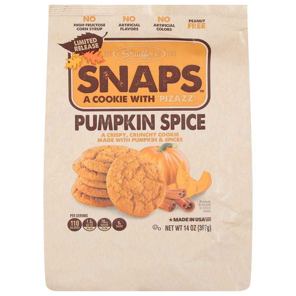 Stauffer's Original Recipe Pumpkin Spice Snaps Cookies (14 oz)