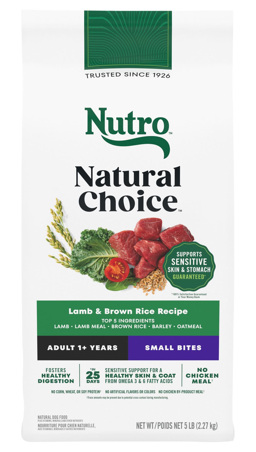 Nutro Natural Choice Lamb & Rice Dry Dog Food (5 lbs)