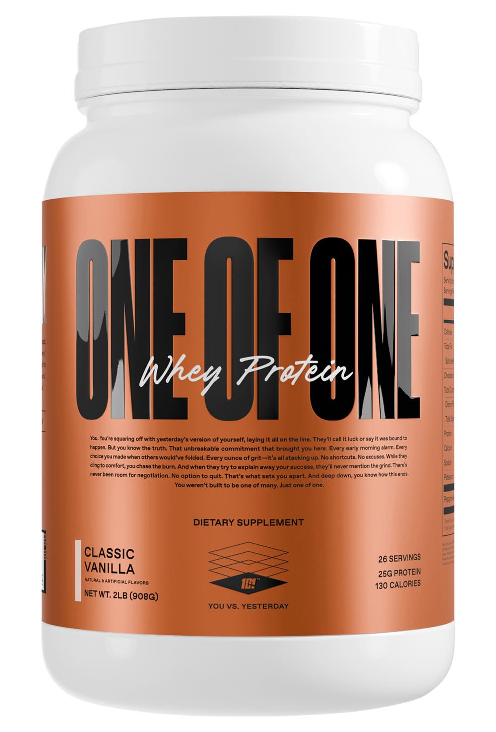 One of One Whey Protein Powder, Classic Vanilla (2 lbs)