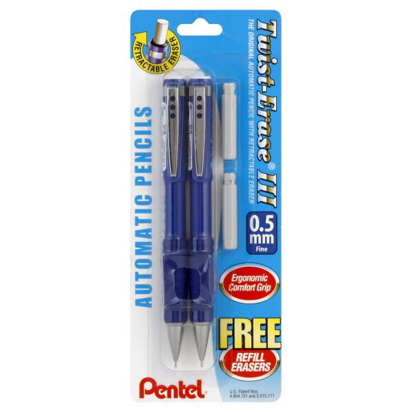 Pentel Twist-Erase Iii Mechanical Pencils