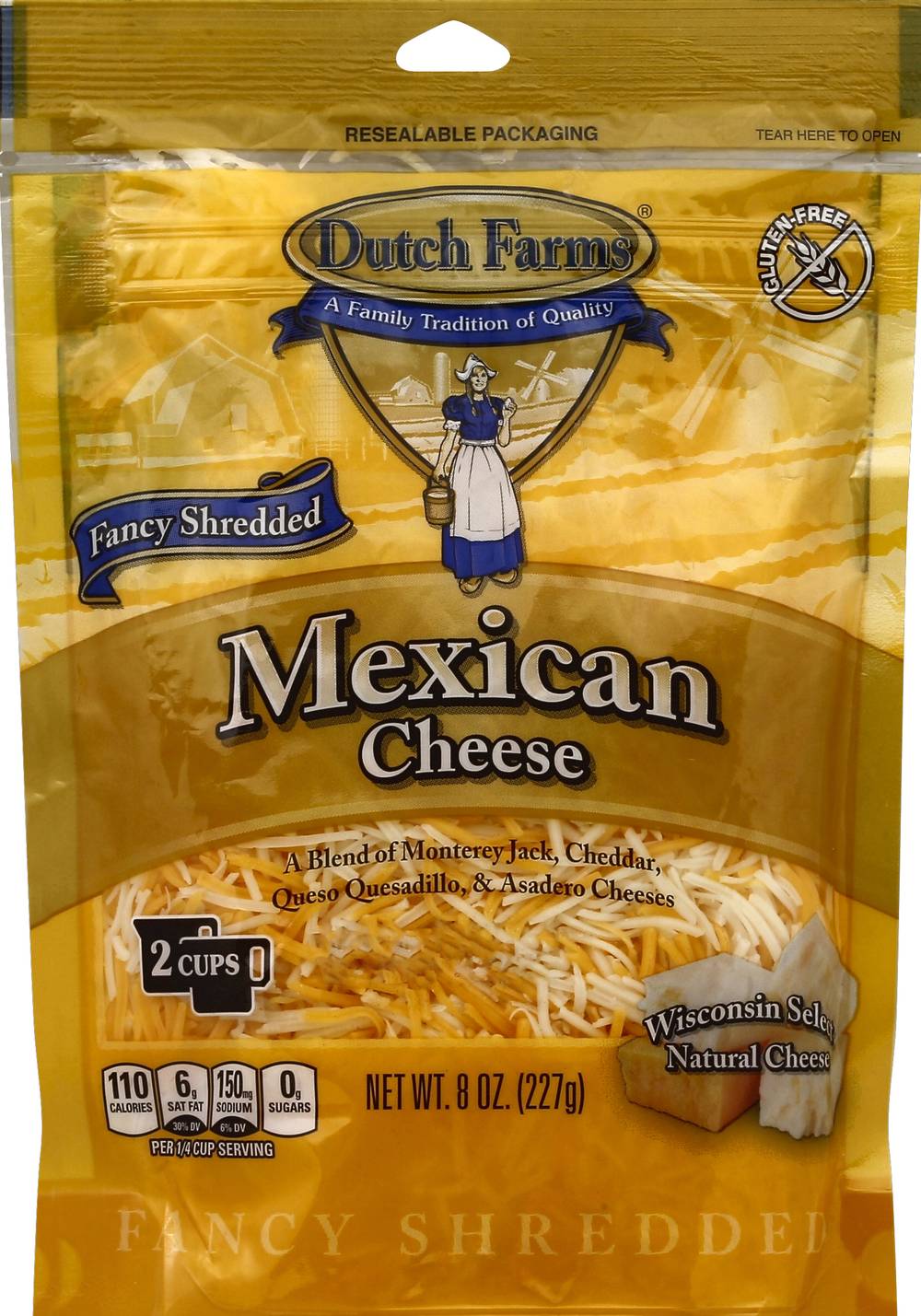 Dutch Farms Fancy Shredded Mexican Cheese (8 oz)