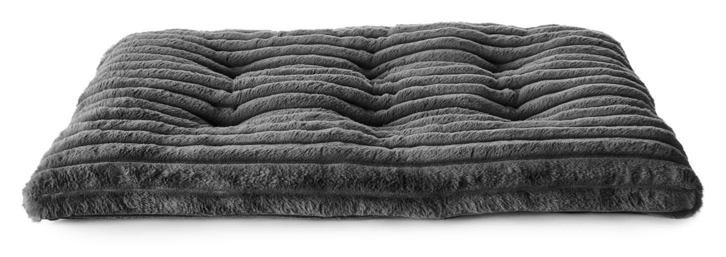 Bailey & Bella Plush Charcoal Crate Mat, Small