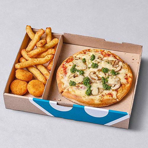 Pizza Funghi + 2 Optionen