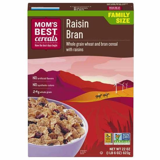 Mom's Best Whole Grain Cereal (raisin bran )
