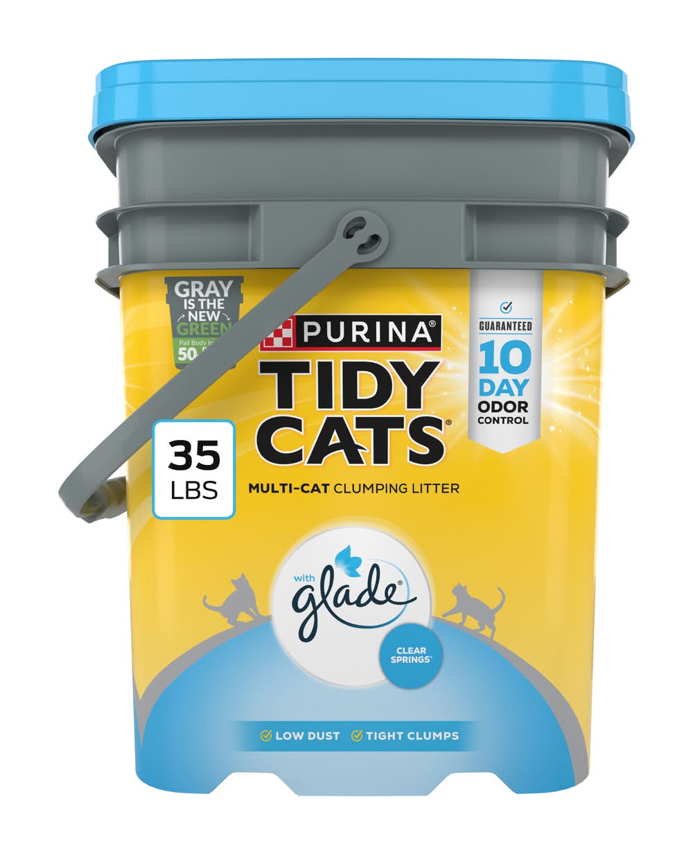 Purina Clumping Multi Cat Litter, Glade Clear Springs (35 lbs)
