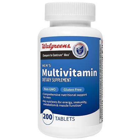 Walgreens Multivitamin Men's Supplement Tablets (200 ct)