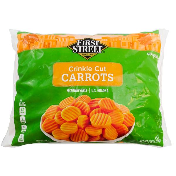 Garden-Fresh Crinkle Cut Carrots (5 lbs)