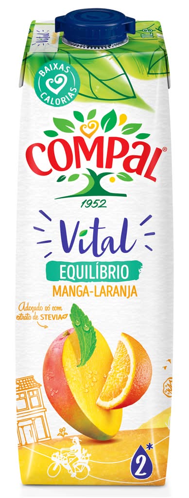 Compal - Néctar vital equilibrio manga e laranja, 1 l