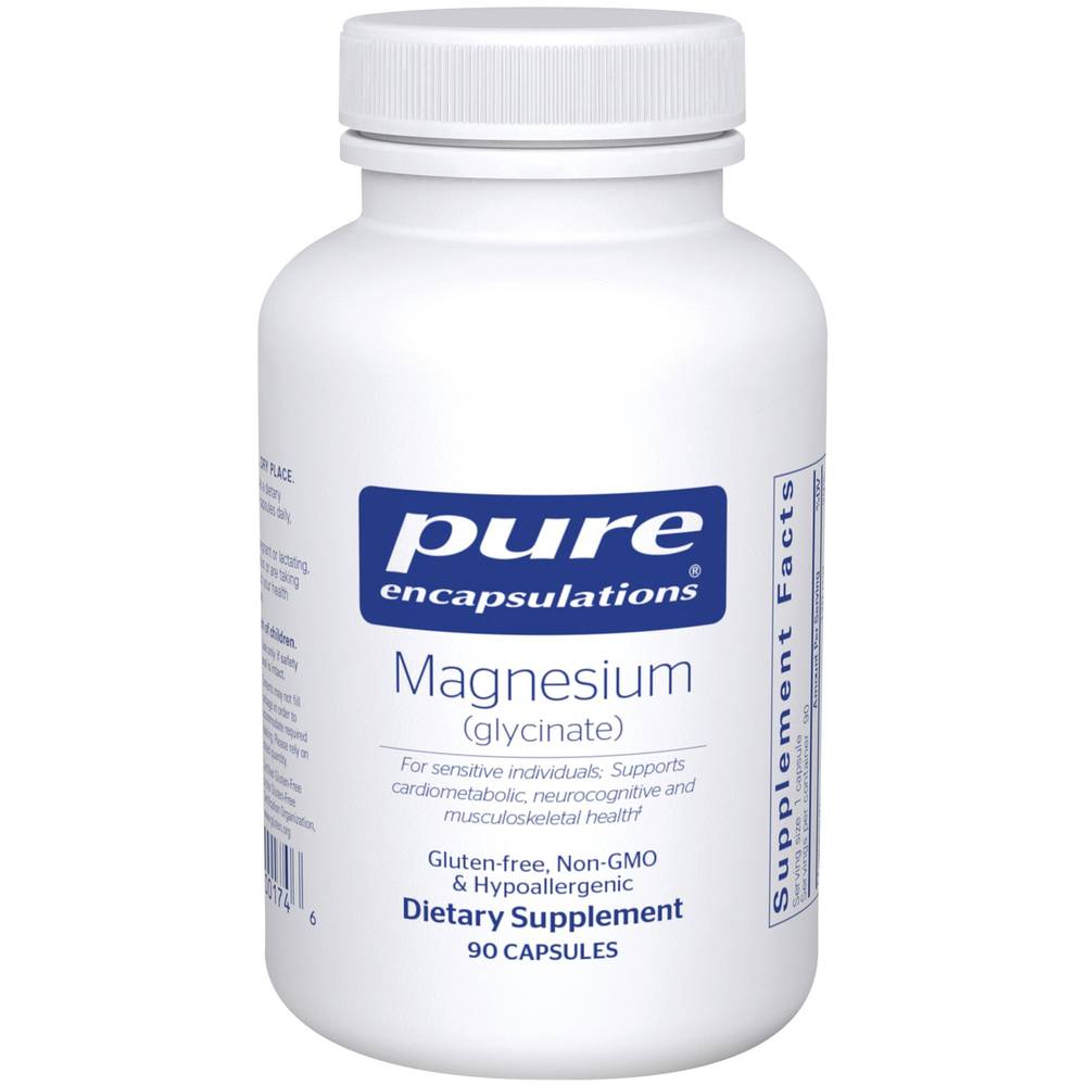 Pure Encapsulations Magnesium Glycinate 120 mg Capsules (90 ct)